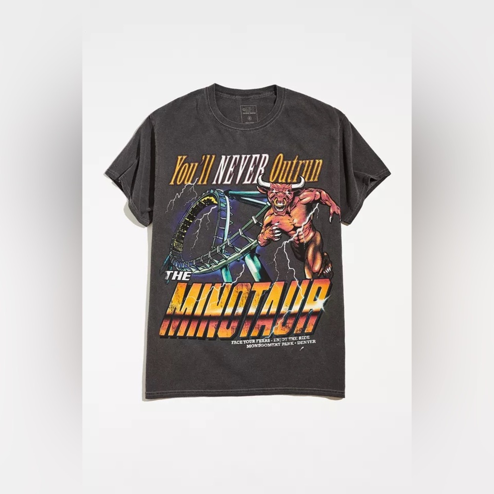 Urban Outfitters Minotaur Vintage Roller Coaster Tee